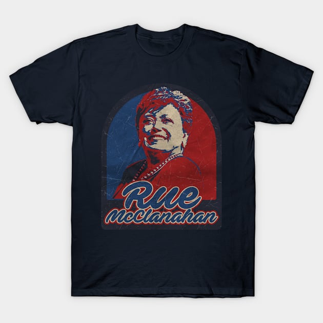 NEW RETRO - The GOLDEN GIRLS  Rue McClanahan T-Shirt by okaka